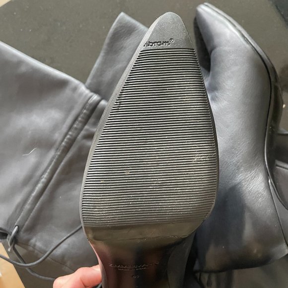 ZIMMERMANN Black Leather over-the-knee Boots Size 41